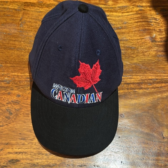 O/S - Vintage Midway Snap Back Molson Canadian Baseball Cap - Picture 4 of 6